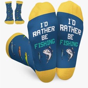I’d Rather Be Fishing Socks